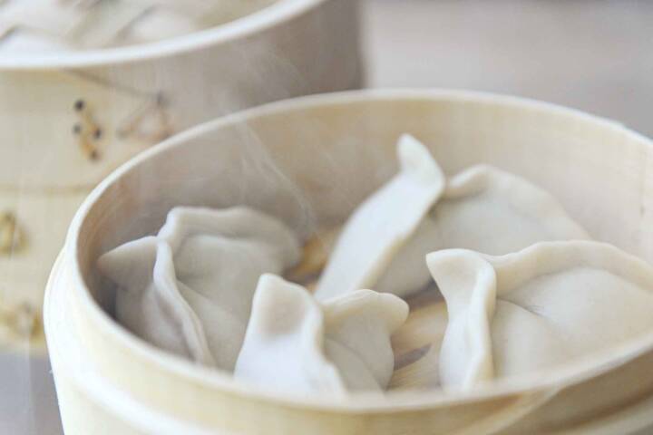 Golden Momos - tibetische Teigtaschen von Tenzin gemacht